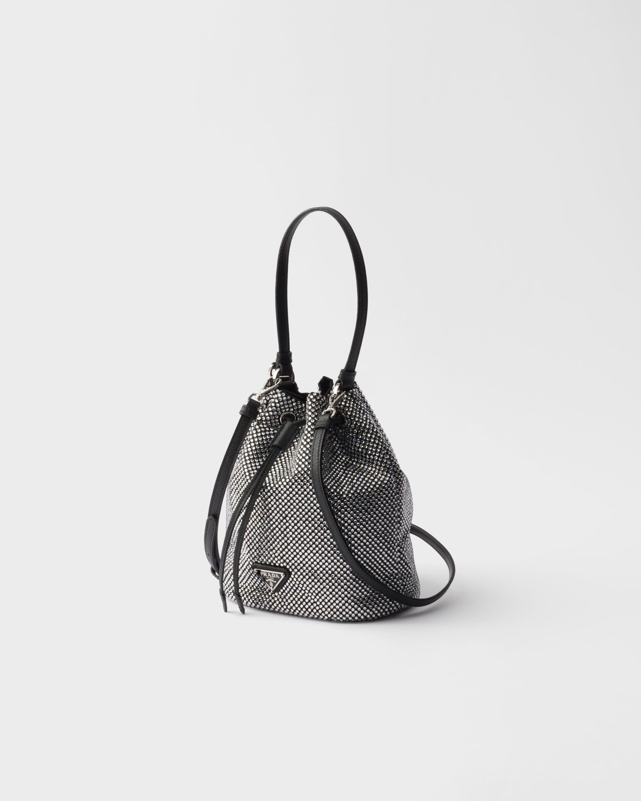 Prada Mini crystal-studded satin bag - Image 5